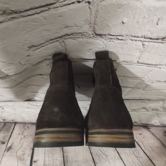 Topman Suede Brown Ankle Boots Men's 12 - Picture 6 of 11